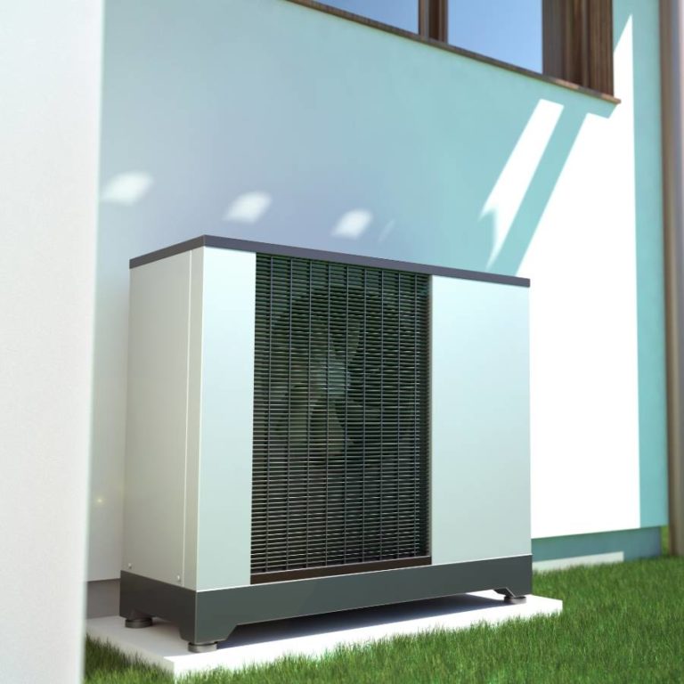 Air Source Heat Pump installation supported by the Boiler Upgrade Scheme