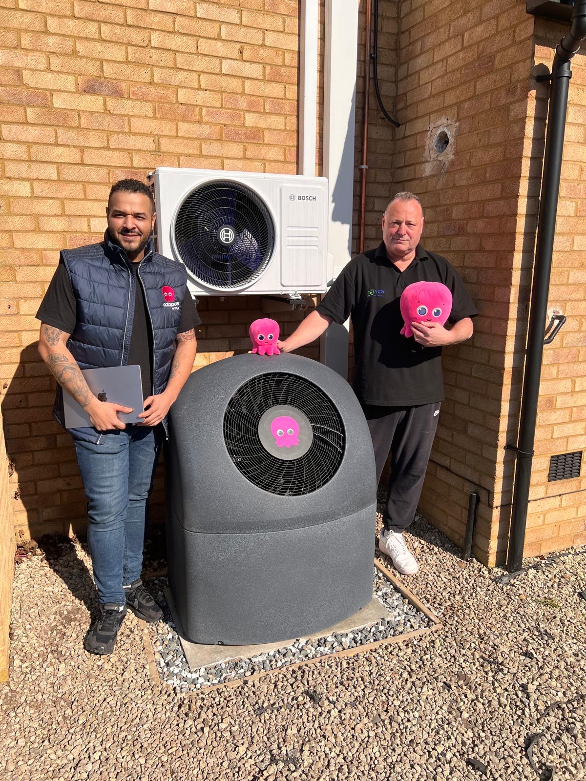 Air Source Heat Pump installation completed by NCS